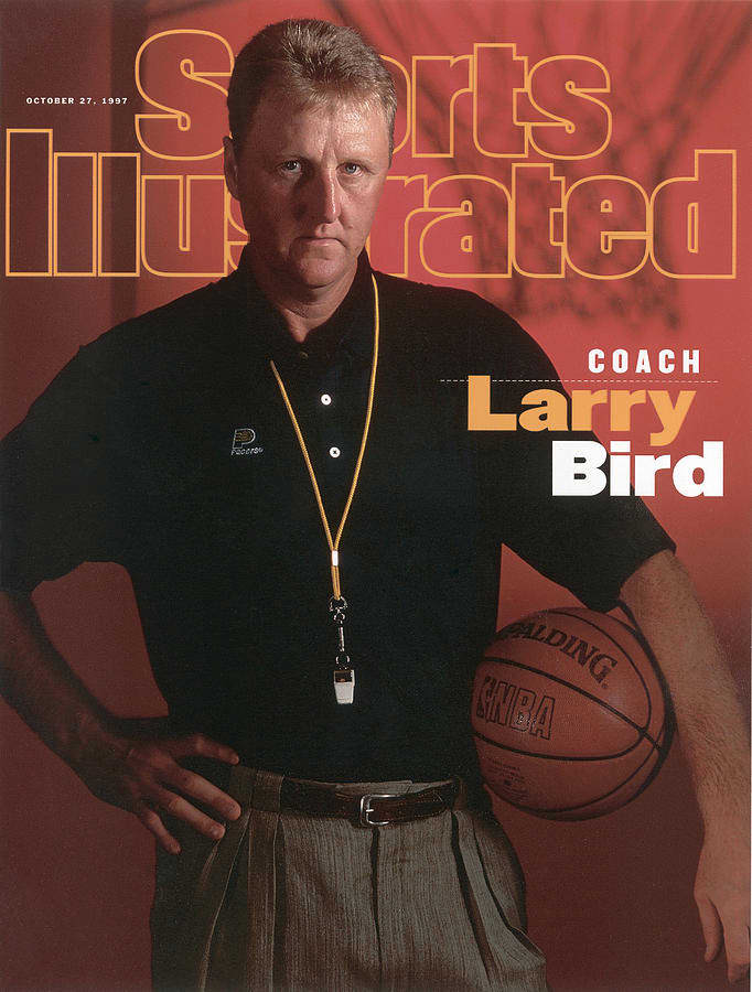 Larry Bird on the cover of Sports Illustrated in 1997